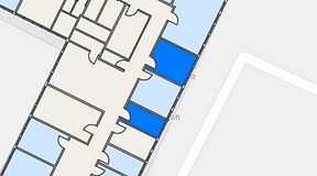 
							Planritning för Quick Office Älvsjö, 2 privata rum, 22 m²