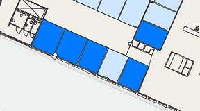 
							Planritning för Convendum Gävlegatan 16, 5 privata rum, 77 m²
