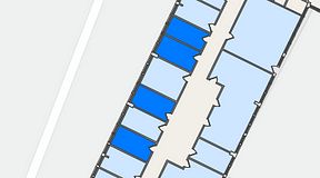 
							Planritning för Quick Office Älvsjö, 4 privata rum, 36 m²