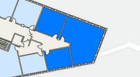 Planritning för A house Sickla, 3 privata rum, 111 m²