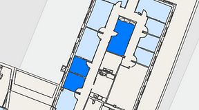 
							Planritning för Regus Östermalmstorg, 3 privata rum, 28 m²