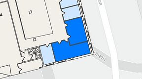 
							Planritning för THE WORKS Medborgarplatsen, 2 privata rum, 47 m²