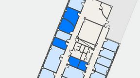 
							Planritning för Växthuset Jägershillgatan, 5 privata rum, 54 m²