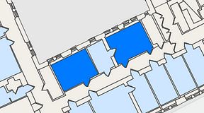 
							Planritning för 7A Posthuset, Vasagatan 28, 2 privata rum, 57 m²