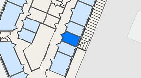 
							Planritning för FASTOFFICE Johanneslundsvägen 12, 1 privata rum, 8 m²