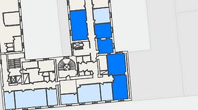 
							Planritning för KG10 Kungsgatan 8, 5 privata rum, 125 m²