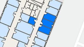 
							Planritning för Växthuset Jägershillgatan, 4 privata rum, 36 m²