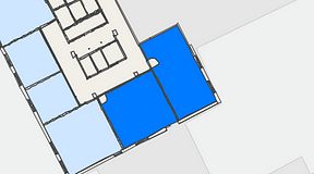 
							Planritning för iOffice Kungsgatan 64, 2 privata rum, 69 m²