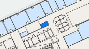 Planritning för United Spaces Waterfront Klarabergsviadukten, 1 privata rum, 4 m²