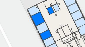 
							Planritning för Convendum Västra Järnvägsgatan 3, 3 privata rum, 30 m²