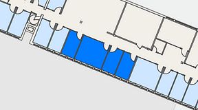
							Planritning för C/O Tyresö, 4 privata rum, 45 m²