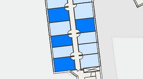 
							Planritning för Regus Rotsunda, 4 privata rum, 73 m²
