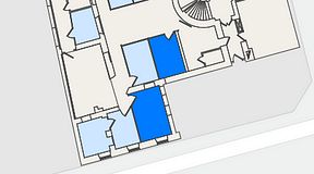 
							Planritning för Entreprenörsgatan Östra Hamngatan, 2 privata rum, 26 m²