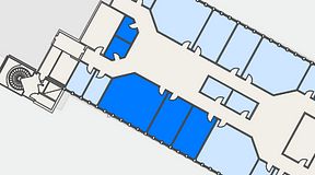 
							Planritning för Växthuset Stensjögatan, 5 privata rum, 90 m²