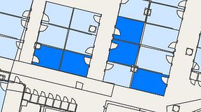 Planritning för Convendum Fleminggatan 18, 5 privata rum, 63 m²