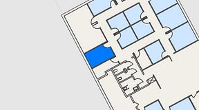 
							Planritning för Regus Kalmar, 1 privata rum, 10 m²