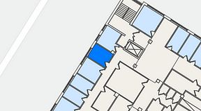 
							Planritning för FirstOffice Dalaplan, 1 privata rum, 9 m²