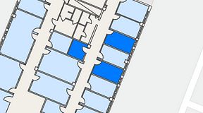 
							Planritning för Växthuset Jägershillgatan, 3 privata rum, 26 m²