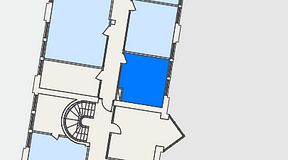 
							Planritning för FASTOFFICE Dalénum Lidingö, 1 privata rum, 10 m²