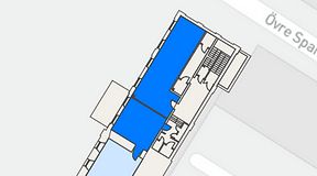 
							Planritning för iOffice Sjöbefälsskolan, 2 privata rum, 109 m²