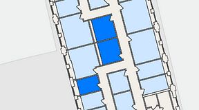 
							Planritning för The Works Ringvägen, 3 privata rum, 30 m²