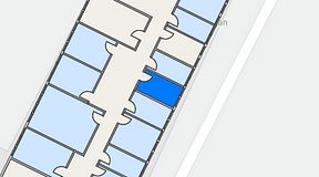 
							Planritning för Quick Office Älvsjö, 1 privata rum, 9 m²