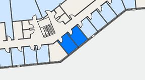 
							Planritning för CoW Älvsjö, 2 privata rum, 20 m²