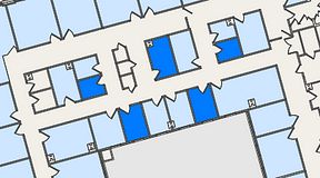 
							Planritning för United Spaces Östra Hamngatan, 5 privata rum, 35 m²