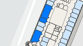 
							Planritning för FASTOFFICE Johanneslundsvägen 12, 3 privata rum, 55 m²