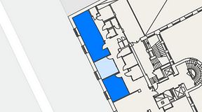 
							Planritning för iOffice Sveavägen, 2 privata rum, 54 m²