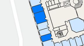 
							Planritning för Regus Odinsgatan 13, 3 privata rum, 37 m²