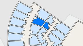 Planritning för Quick Office Bromma Blocks, 2 privata rum, 13 m²