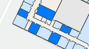 
							Planritning för Quick Office Älvsjö, 5 privata rum, 81 m²