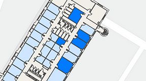 
							Planritning för Convendum Sundbyberg, 5 privata rum, 87 m²