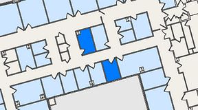 
							Planritning för United Spaces Östra Hamngatan, 2 privata rum, 16 m²