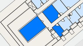 
							Planritning för Spaces Gamla Stan, 3 privata rum, 66 m²