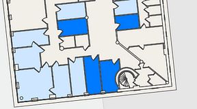 
							Planritning för Mindpark Carlsgatan 12A, 4 privata rum, 47 m²
