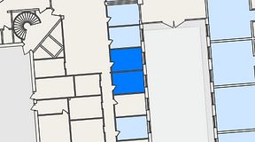 Planritning för Embassy House Lund, 2 privata rum, 22 m²