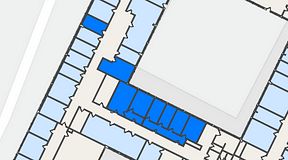 
							Planritning för Quick Office Älvsjö, 4 privata rum, 127 m²