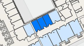 
							Planritning för 7A Posthuset, Vasagatan 28, 3 privata rum, 30 m²