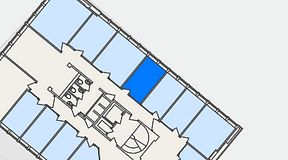 
							Planritning för FASTOFFICE Lidingö Torsvik, 1 privata rum, 11 m²