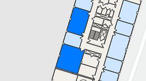 
							Planritning för C/O Handenterminalen 5, 2 privata rum, 78 m²