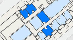 
							Planritning för Spaces Gamla Stan, 4 privata rum, 50 m²