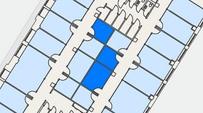 
							Planritning för Convendum Sundbyberg, 3 privata rum, 27 m²