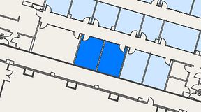 
							Planritning för Spaces Umami Park Sundbyberg, 2 privata rum, 36 m²