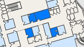 
							Planritning för United Spaces Östra Hamngatan, 4 privata rum, 42 m²