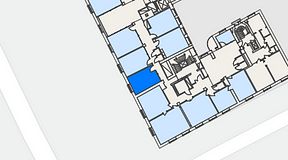 
							Planritning för iOffice Sveavägen, 1 privata rum, 21 m²
