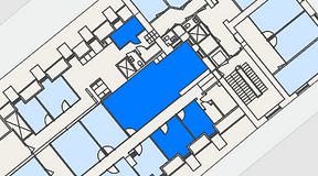 
							Planritning för Spaces Gamla Stan, 4 privata rum, 83 m²