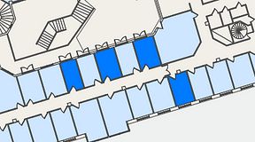 Planritning för Regus Odinsgatan 13, 4 privata rum, 37 m²