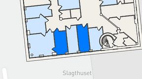 
							Planritning för Mindpark Carlsgatan 12A, 2 privata rum, 27 m²